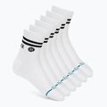 Kojinės Stance Core Quarter 6 pairs white