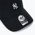 Kepuraitė su snapeliu 47 Brand MLB New York Yankees Base Runner CLEAN UP black 3