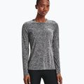 Moteriška "Under Armour Tech Crew Twist" treniruočių ilgomis rankovėmis juoda/metallic silver