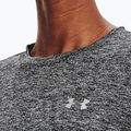 Moteriška "Under Armour Tech Crew Twist" treniruočių ilgomis rankovėmis juoda/metallic silver 3