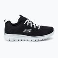 Moteriški batai SKECHERS Graceful Get Connected black/white 2