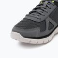 Vyriški batai SKECHERS Track Bucolo charcoal/white/lime 7