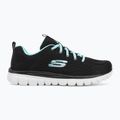 SKECHERS Graceful Get Connected moteriški treniruočių bateliai black/turquoise 2