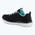 SKECHERS Graceful Get Connected moteriški treniruočių bateliai black/turquoise 3