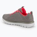 Moteriški batai SKECHERS Graceful Get Connected gray/coral 3