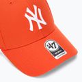 Kepuraitė su snapeliu 47 Brand MLB New York Yankees MVP vibrant orange 3