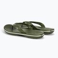 Šlepetės per pirštąCrocs Crocband Flip army green/white 3