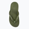 Šlepetės per pirštąCrocs Crocband Flip army green/white 6