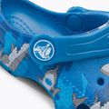 "Crocs Classic Shark Clog prep blue" vaikiškos šlepetės 9