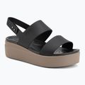 Moteriškos basutės  Crocs Brooklyn Low Wedge black/mushroom