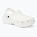 Moteriškos šlepetės Crocs Classic Platform Clog white 2