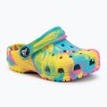 Vaikiškos šlepetės Crocs Classic Marbled Clog Toddler digital aqua/multi