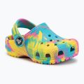 Vaikiškos šlepetės Crocs Classic Marbled Clog Toddler digital aqua/multi 2