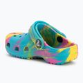 Vaikiškos šlepetės Crocs Classic Marbled Clog Toddler digital aqua/multi 4
