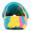 Vaikiškos šlepetės Crocs Classic Marbled Clog Toddler digital aqua/multi 7