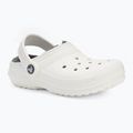 Vaikiškos šlepetės Crocs Classic Lined Clog Kids white/grey 2