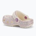 "Crocs Classic Glitter Clog Toddler" austrių spalvos šlepetės 4