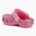 Vaikiškos šlepetės Crocs Classic Glitter Clog Toddler pink lrmonade 4
