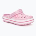 Vaikiškos šlepetės Crocs Crocband Clog ballerina pink