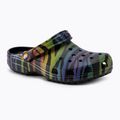 Moteriškos šlepetės Crocs Classic Seasonal Printed zebra rainbow