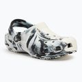 Vaikiškos šlepetės Crocs Classic Marbled Clog Kids black/white 2