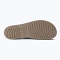 Moteriški "Crocs Brooklyn Met Low Wedge" metaliniai šampano spalvos sandalai 5