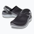 Vaikiškos šlepetės Crocs LiteRide 360 Clog Kids black/slate grey 9