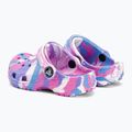 Crocs Classic Marbled Clog T spalvingos vaikiškos šlepetės 206838-102 4