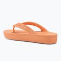 Moteriškos šlepetės Crocs Classic Platform papaya 3