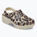 Moteriškos šlepetės Crocs Classic Platform Animal Remix bone/leopard 9