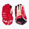 Ledo ritulio pirštinės CCM Tacks 4R Pro2 SR red