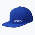 Kepuraitė su snapeliu CCM Small Logo Flat Brim SR royal