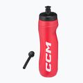 Gertuvė su šiaudeliu CCM 900 ml red
