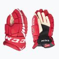 Vaikiškos ledo ritulio pirštinės CCM JetSpeed FT4 JR red/white