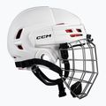 CCM Tacks 70 Combo jaunimo ledo ritulio šalmas baltas 4109872 4