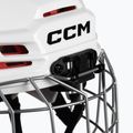 CCM Tacks 70 Combo jaunimo ledo ritulio šalmas baltas 4109872 6
