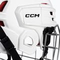 CCM Tacks 70 Combo jaunimo ledo ritulio šalmas baltas 4109872 7