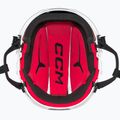 CCM Tacks 70 Combo jaunimo ledo ritulio šalmas baltas 4109872 12
