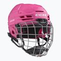 CCM Tacks 70 Combo rožinis vaikiškas ledo ritulio šalmas