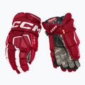 Ledo ritulio pirštinės CCM Tacks AS-V SR red/white
