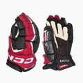 Vaikiškos ledo ritulio pirštinės CCM JetSpeed FT6 Pro JR black/red/white