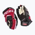 Vaikiškos ledo ritulio pirštinės CCM JetSpeed FT6 Pro JR black/red/white 2