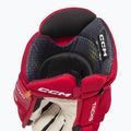 Ledo ritulio pirštinės CCM Tacks XF Pro SR red/white 4