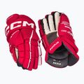 Ledo ritulio pirštinės CCM Tacks XF80 SR red/white 2