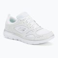 Moteriški treniruočių bateliai SKECHERS Summits Suited white/silver