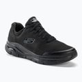 SKECHERS vyriški treniruočių bateliai Arch Fit black