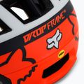Fox Racing Dropframe Pro Dvide dviratininko šalmas oranžinės ir juodos spalvos 29396_824 7