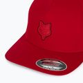 Kepurė su snapeliu Fox Racing Fox Head Flexfit flame red 3