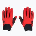 Vyriškos dviračių pirštinės Fox Racing Defend Wind Offroad fluorescent red 2