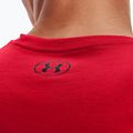 Under Armour Sportstyle kairės pusės krūtinės SS vyriški treniruočių marškinėliai raudona/juoda 3
